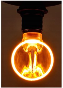 ECOLIGHT Dekoratívna LED žiarovka E27 4W 200lm G80 Amber Retro - rada ZERO