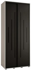 Skriňa 45 Canaris 12 110 biela/čierna/čierna