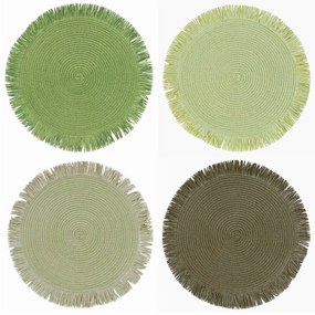 Papierové prestieranie 4 ks ø 38 cm Shades of Greenery – Villa d'Este