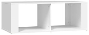 vidaXL Konferenčný stolík biely 100x50x36 cm spracované drevo