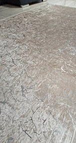 Moderný koberec Parys v béžovo-striebornej kombinácii Rozmer: 60x100 cm