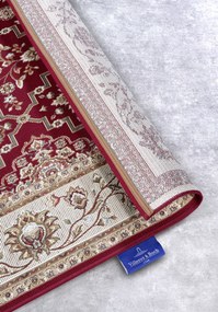 Villeroy & Boch, Kusový koberec Villeroy & Boch 106057 Red, Cream – na von aj na doma, 160x235, červená, chodba / predsieň