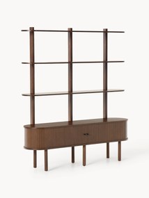 Regál's drážkovanou prednou stranou Calary