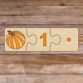 Detská drevená skladačka - Trojdielne puzzle pre deti  | SENTOP H004