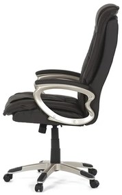 Autronic BONTEC Kancelárske kreslo, hojdací mechanizmus, hnedá koža, KA-Y293 BR Farba: Hnedá