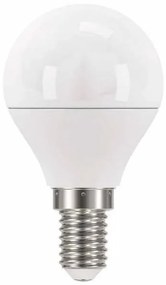 Emos LED žiarovka Classic Mini Globe 6W E14 teplá biela ZQ1220