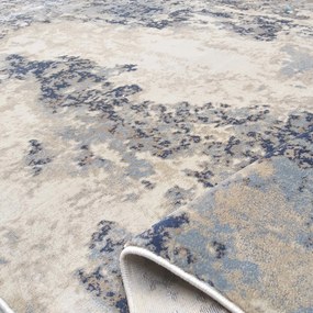 DY Béžovo-sivý koberec s abstraktným vzorom Milas PRJ 11C-CB