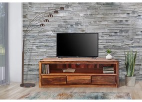 TV stolík Gani 160x50x45 z indického masívu palisander Natural