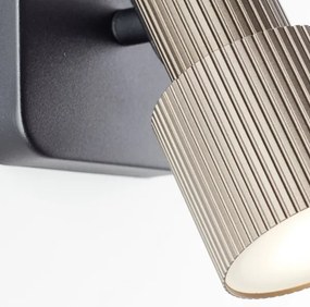 Brilliant - LED Nástenné bodové svietidlo CADIZ 1xGU10/5W/230V bronzová