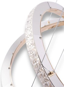 Toolight Toolight, LED stropné osvetlenie 50cm, 42W, 4000K, 2500lm, MS012-CP, ružové zlato, OSW-09624