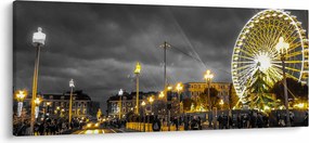 Obraz ruského kolesa za šera (120x50 cm)