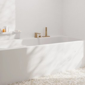 Hansgrohe Tecturis E, 3-otvorová batéria na okraj vane, kartáčovaný bronz, HAN-73443140