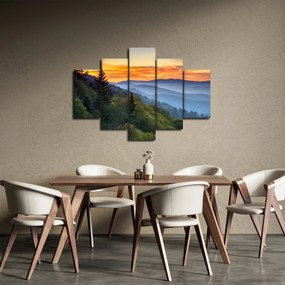 Obraz - Červánky v horách (150x105 cm)