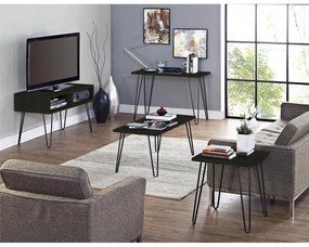 Tmavosivý TV stolík v dekore duba 107x63 cm Owen – Støraa