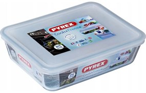 Pyrex Dóza sklenená Cook & Freeze 1,5 l, 22 x 17 x 6 cm, 1,5 l