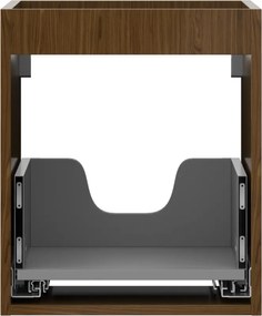 Mexen Box-A, závesná skrinka 40 cm, 1 zásuvka, orech, 91AX0-0400-470-1-86