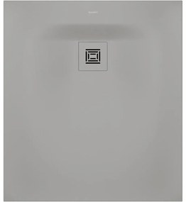 DURAVIT Sustano obdĺžniková sprchová vanička z materiálu DuraSolid, Antislip, 900 x 800 x 30 mm, svetlo šedá matná, 720270630000000