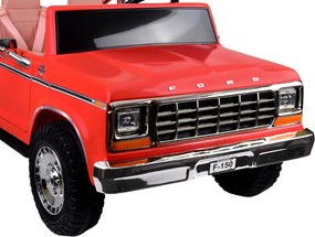 JOKOMISIADA Dvojmiestne autíčko na batériu klasický Ford Bronco Pickup červené PA0338