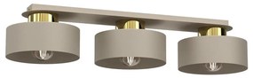 Luminex Stropné svietidlo MARTI 3xE27/15W/230V béžová/zlatá 9929