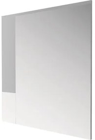 Zrkadlo do kúpeľne k závesnej skrinke 100x103 cm ľavá