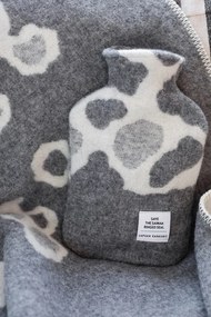 Vlnená deka Saimaannorppa 130x180, sivo-biela