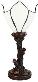 Nočná lampa Tiffany WHITE Ø18*32