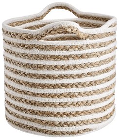 COTTON BRAID Úložný kôš pruhovaný malý