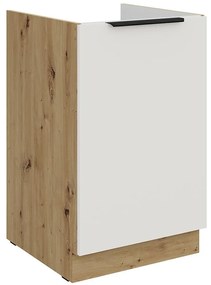 Kuchynská skrinka Aria-Wh/Ar Anti Fingerprint 50zl 1f Bb