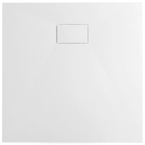 Cerano Gusto, štvorcová sprchová vanička 80x80x3 cm z minerálneho kompozitu, biela, CER-CER-414566