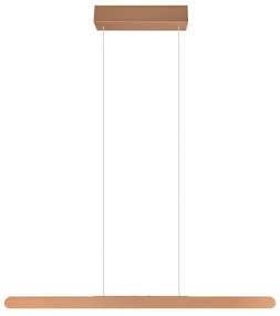 Hnedé LED závesné svietidlo Helios - Trio