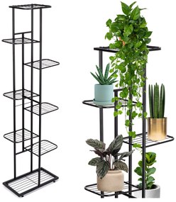 Květinový stojan NEST černý