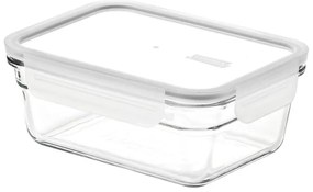 GLASSLOCK SKLENENÁ OBDĹŽNIKOVÁ NÁDOBA 900 ML BIELA