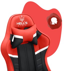 Hells Herná stolička pre deti Hell's Chair HC-1004 KIDS RED