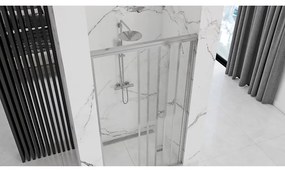 Rea - ALEX posuvné sprchové dvere - chróm, 90 x 190 cm, REA-K0549