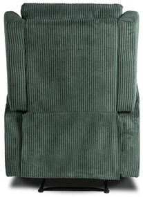 Masážne kreslo ANDREA, zelený menčester