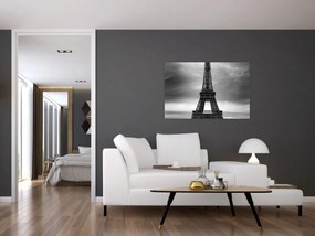 Obraz - Ružové auto v Paríži (90x60 cm)