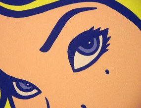 Ručne maľovaný POP Art obraz LICHTENSTEIN | rôzne rozmery