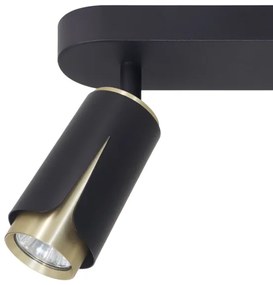 Bodové svietidlo FLOWER 3xGU10/8W/230V čierna