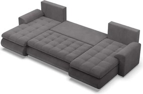 Sedacia súprava FORESTA ULL Poso v tvare U tmavosivá