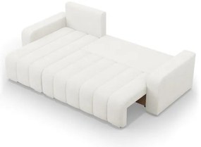 Rohová rozkladacia sedačka ABRIELLE ľavá, krémová