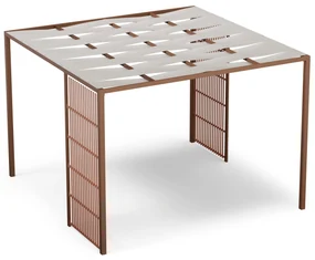 Blumfeldt Shade Cove Vert, pergola, 3 x 3 m, bočné steny, práškovo lakovaná farba, odolná voči poveternostným vplyvom