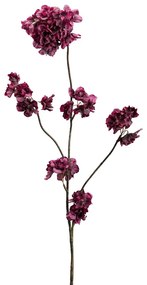 Gasper Vetvička s rozkvitnutými kvetmi 87cm fialová