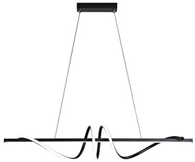 Toolight Toolight, LED stropné svietidlo 120cm, 50W, 3000K, LHJ023-CP, čierna matná, OSW-50011