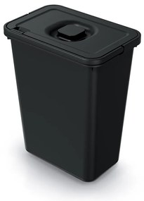 Závesný odpadkový kôš, 10 l, čierna