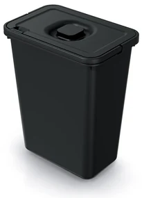 Závesný odpadkový kôš, 10 l, čierna