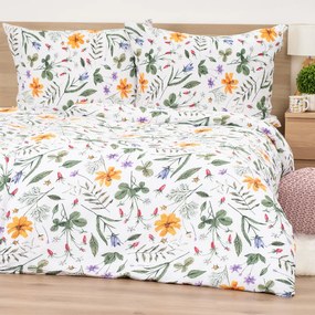 4Home Krepové obliečky Wildflower Bliss, 160 x 200 cm, 70 x 80 cm