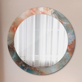 Okrúhle ozdobné zrkadlo na stenu Onyx mranice fi 70 cm