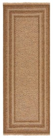 Vonkajší behúň v prírodnej farbe 80x230 cm Layla Border – Flair Rugs