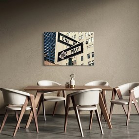 Obraz - New York ONE WAY (90x60 cm)