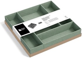 Kartónové organizéry do zásuvky v súprave 5 ks Emma Paper Laminate – Bigso